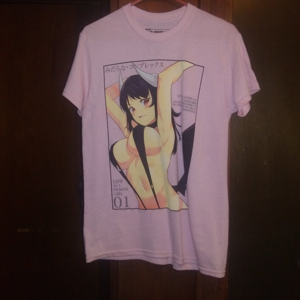 Spencer's Lewd Complex Hentai Shirt sz. S